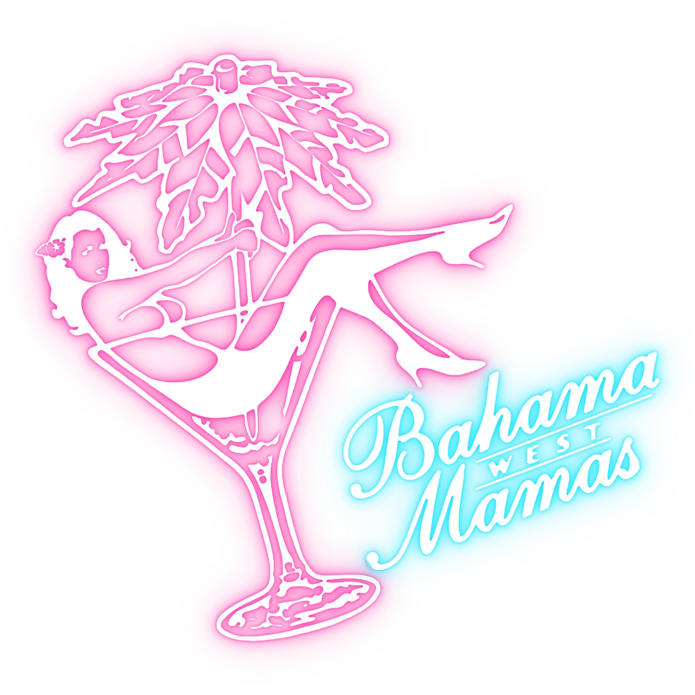 Logo Bahama Mamas West, halo laser