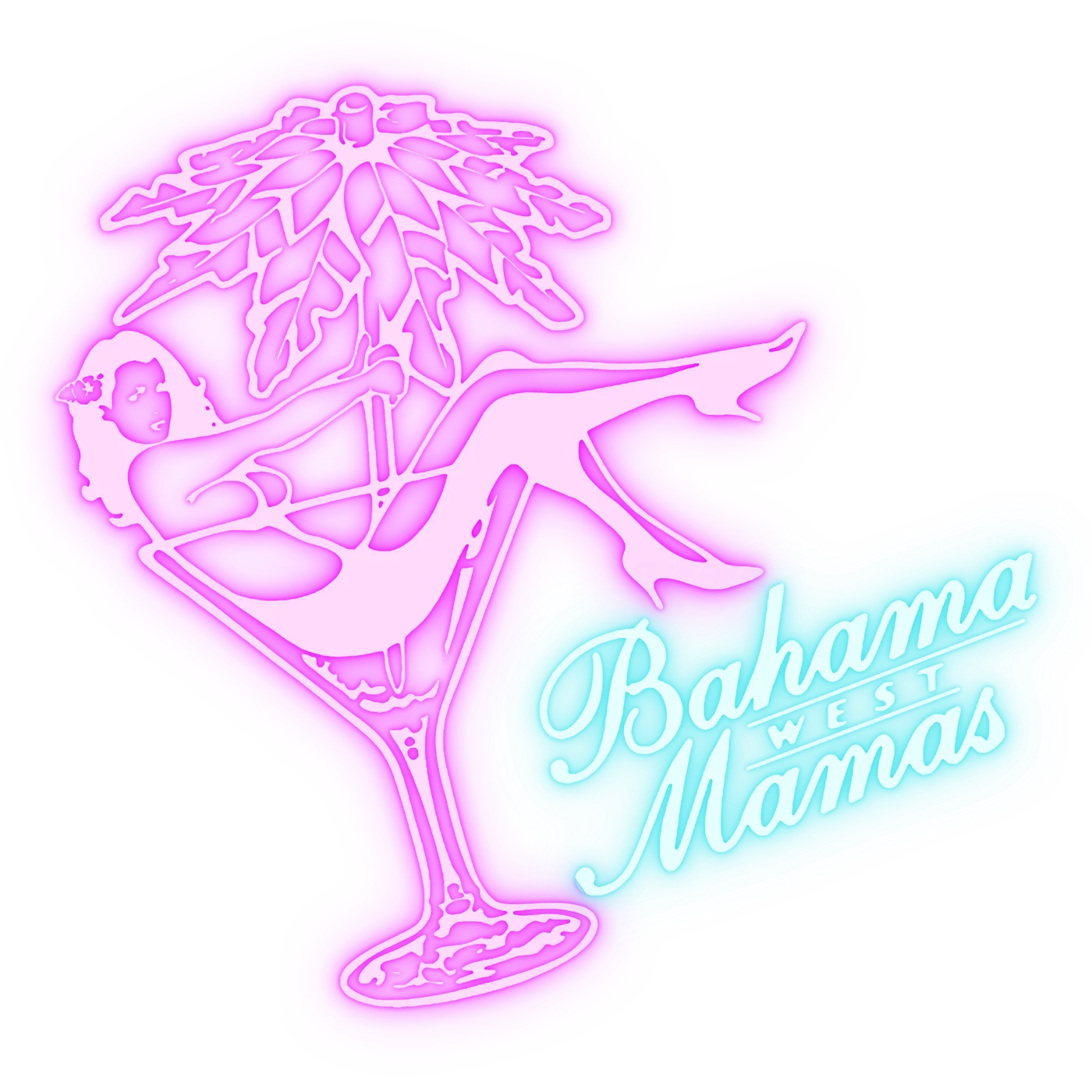 Logo Bahama Mamas West en néon